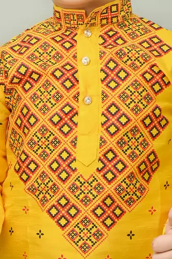 printed  kurta and pyjama set for boys best for ethnic wear, casual wear, party wear