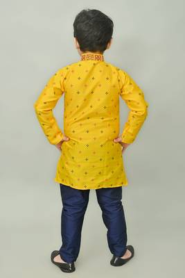 printed  kurta and pyjama set for boys best for ethnic wear, casual wear, party wear 4