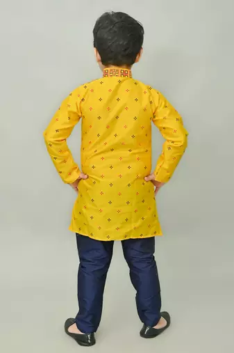 printed  kurta and pyjama set for boys best for ethnic wear, casual wear, party wear