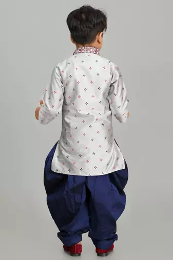 printed  kurta and patiyala set for boys is best for ethnic wear, casual wear, party wear,