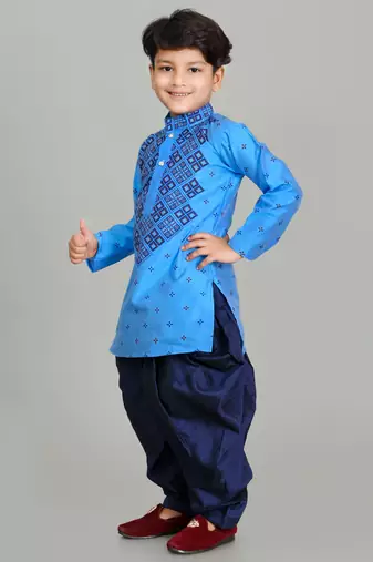 Nfc creation printed  kurta and patiyala set for boys is best for ethnic wear, casual wear, party wear,