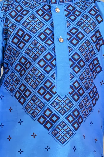 Nfc creation printed  kurta and patiyala set for boys is best for ethnic wear, casual wear, party wear,