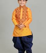 printed  kurta and patiyala set for boys is best for ethnic wear, casual wear, party wear,