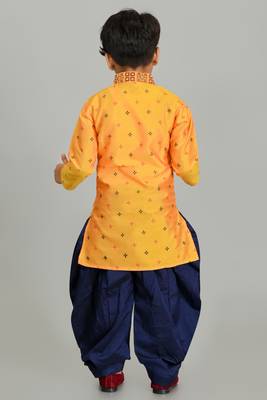 printed  kurta and patiyala set for boys is best for ethnic wear, casual wear, party wear, 2