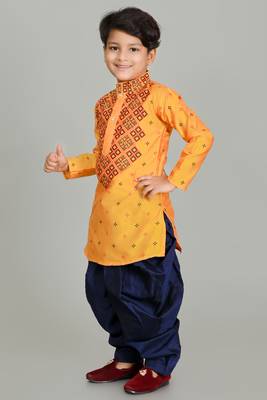 printed  kurta and patiyala set for boys is best for ethnic wear, casual wear, party wear, 3
