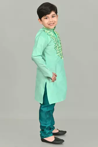 Nfc creation embroidery  kurta and pyjama set for boys best for ethnic wear, casual wear, party wear