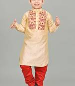 embroidery  kurta and pyjama set for boys best for ethnic wear, casual wear, party wear