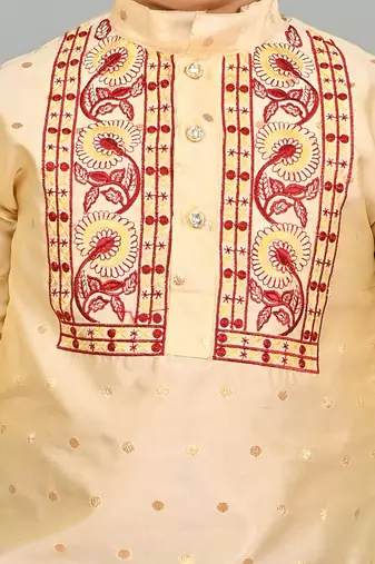 embroidery  kurta and pyjama set for boys best for ethnic wear, casual wear, party wear