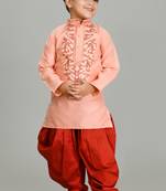 Nfc creation embroidery kurta and patiyala set for boys best for ethnic wear, casual wear, party wear,