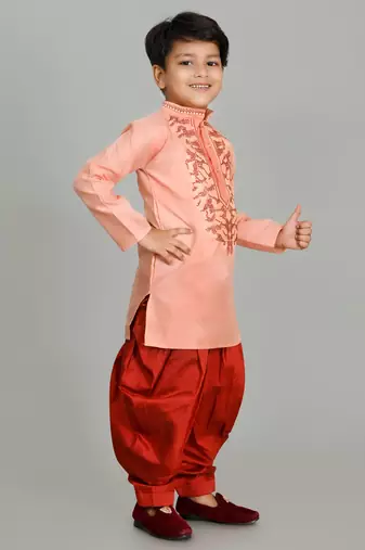 Nfc creation embroidery kurta and patiyala set for boys best for ethnic wear, casual wear, party wear,