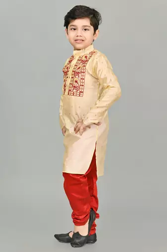 embroidery  kurta and pyjama set for boys best for ethnic wear, casual wear, party wear