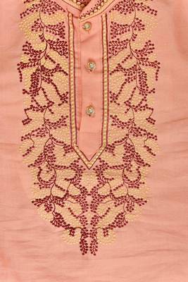 Nfc creation embroidery  kurta and pajama set for boys best for ethnic wear, casual wear, party wear 3