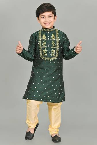 Nfc creation embroidery  kurta and pyjama set for boys best for ethnic wear, casual wear, party wear