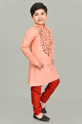 Nfc creation embroidery  kurta and pajama set for boys best for ethnic wear, casual wear, party wear