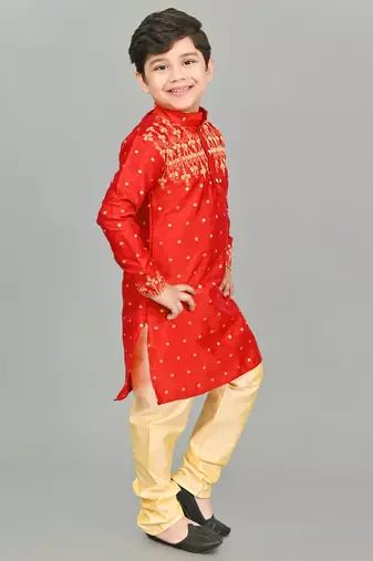 Nfc creation embroidery  kurta and pyjama set for boys best for ethnic wear, casual wear, party wear