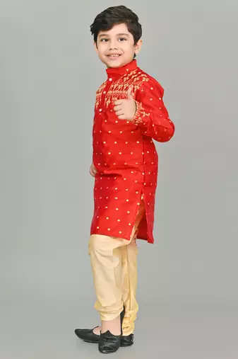 Nfc creation embroidery  kurta and pyjama set for boys best for ethnic wear, casual wear, party wear