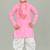 Pink kurta and patiyala set for boys