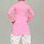 Pink kurta and patiyala set for boys