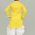 Yellow kurta and patiyala set for boys