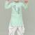Green kurta and patiyala set for boys