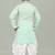 Green kurta and patiyala set for boys