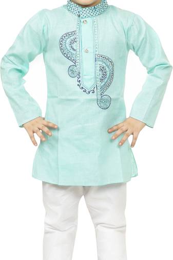 Nfc creation printed  kurta and pyjama set for boys best for ethnic wear, casual wear, party wear