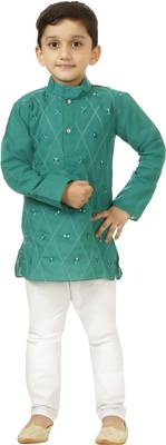 embroidery high quality kurta and pajama set for boys is best for ethnic wear, casual wear, party wear, 1