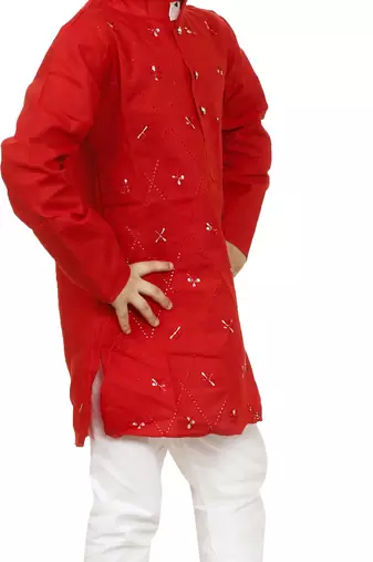 embroidery high quality kurta and pajama set for boys is best for ethnic wear, casual wear, party wear,