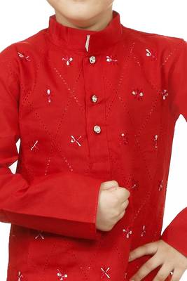embroidery high quality kurta and pajama set for boys is best for ethnic wear, casual wear, party wear, 4
