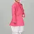 Pink embroidery high quality kurta and patiyala set for boys
