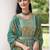 Turkish Blue Color Designer Fancy Salwar Suit In Printed Georgette Fabric With Embroidery As Top Stitched 44 Size