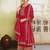 Dark Pink Embroidered Mehndi Trendy Salwar Suit