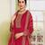 Dark Pink Embroidered Mehndi Trendy Salwar Suit