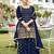 Royal Blue Georgette Embroidery Work Salwar Suit
