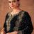 Black Embroidered Viscos Velvet Salwar Suit