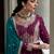 Wine & Dark Teal Color Ceremonial Anarkali Suit