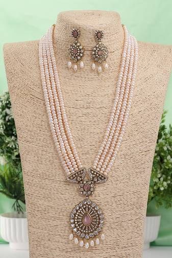 Real Natural Hyderabadi pearls Set