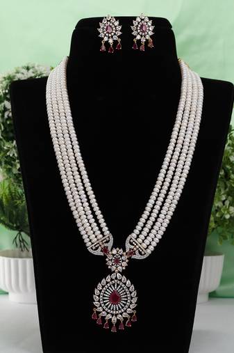 Real Natural Hyderabadi pearls Set
