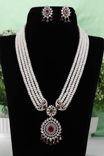 Real Natural Hyderabadi pearls Set