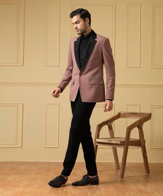 Dark mauve blazer 2