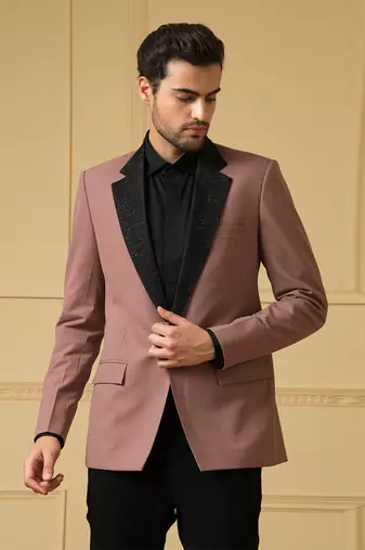 Dark mauve blazer