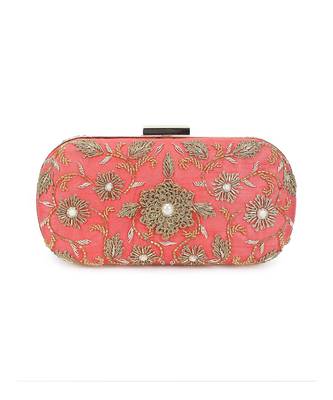 Coralicious flower clutch 1