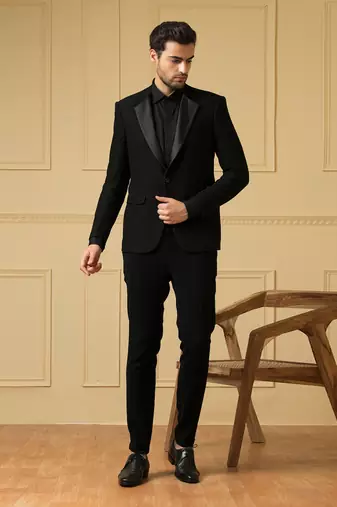 Black sharp blazer