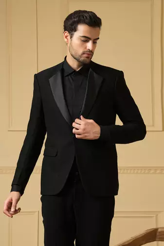 Black sharp blazer