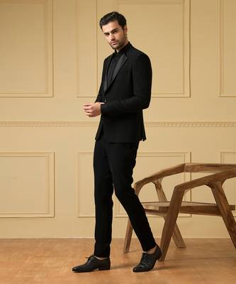 Black sharp blazer 1