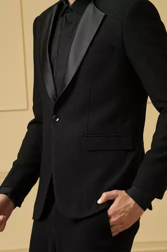 Black sharp blazer