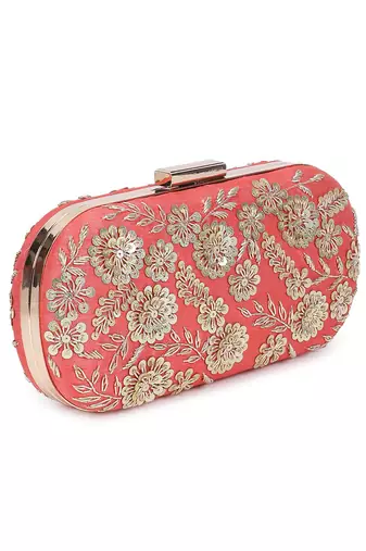 Coral garden clutch