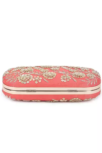 Coral garden clutch