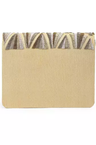 All shades of gold clutch