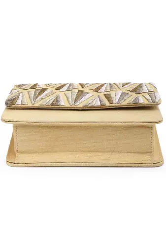 All shades of gold clutch